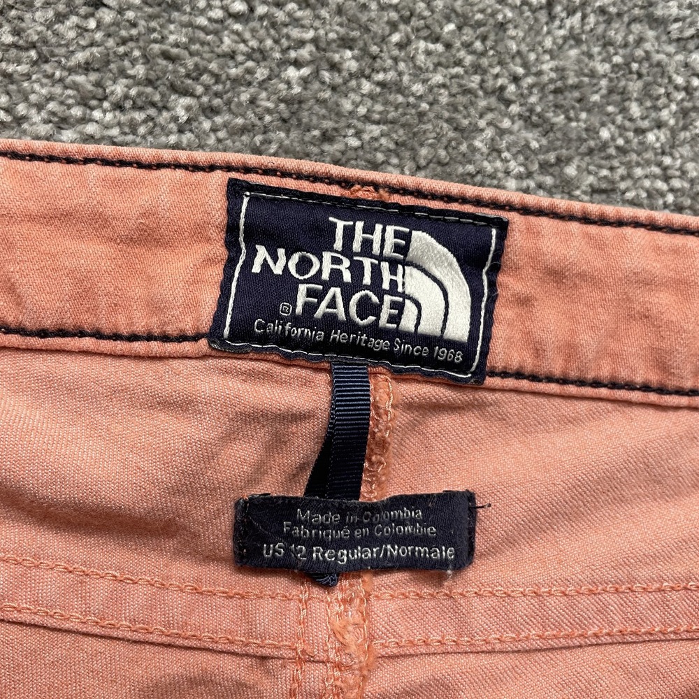 North Face Pants Womens 12 Pink Straight Leg Casual Stretch Outdoor‎ Travel - Picture 3 of 8